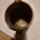 Pitcher in pyrite stoneware