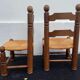 Paire de chaises basses 1940