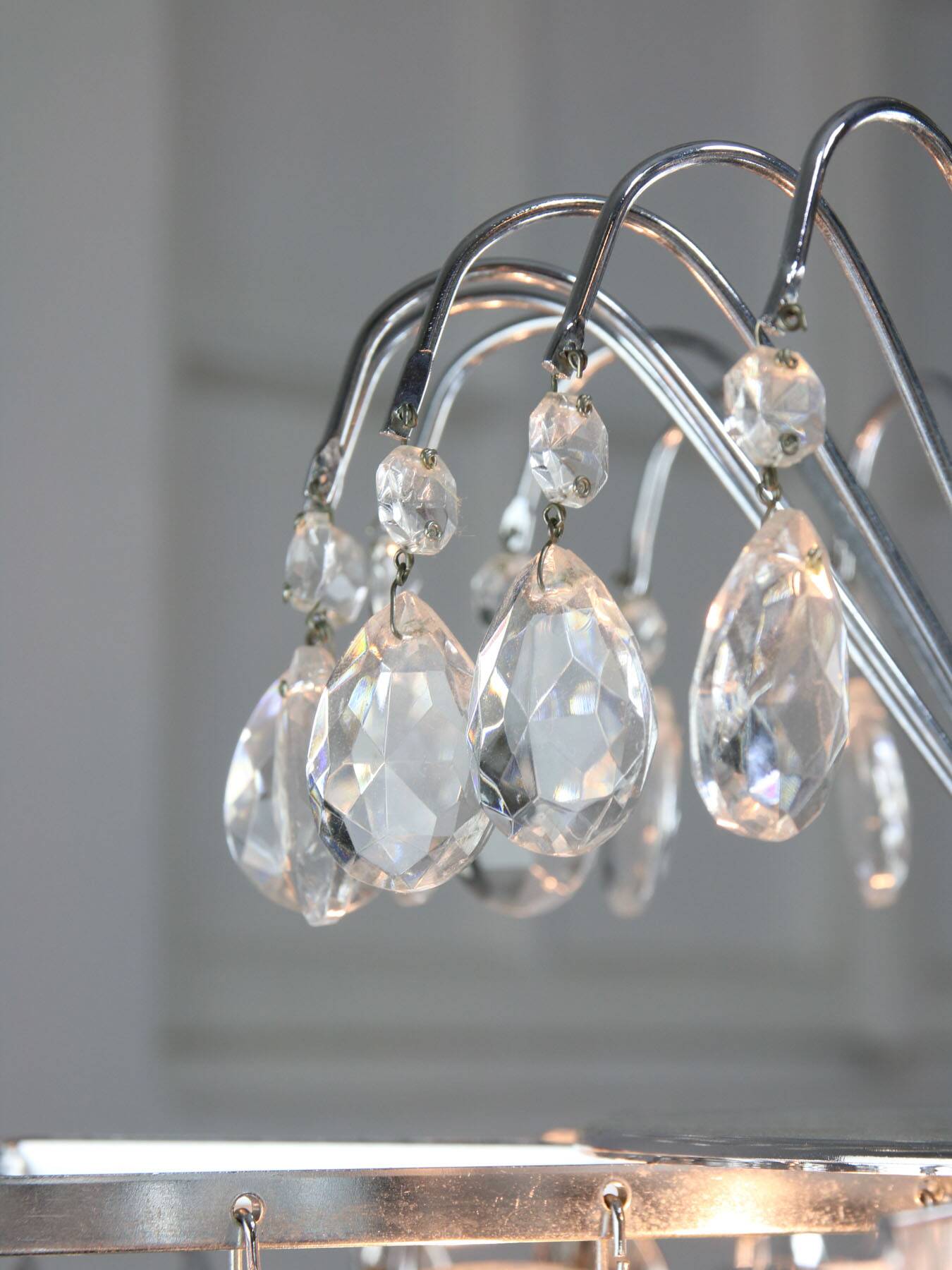 A pair of Vintage Viennese Crystal Chandeliers, 70s