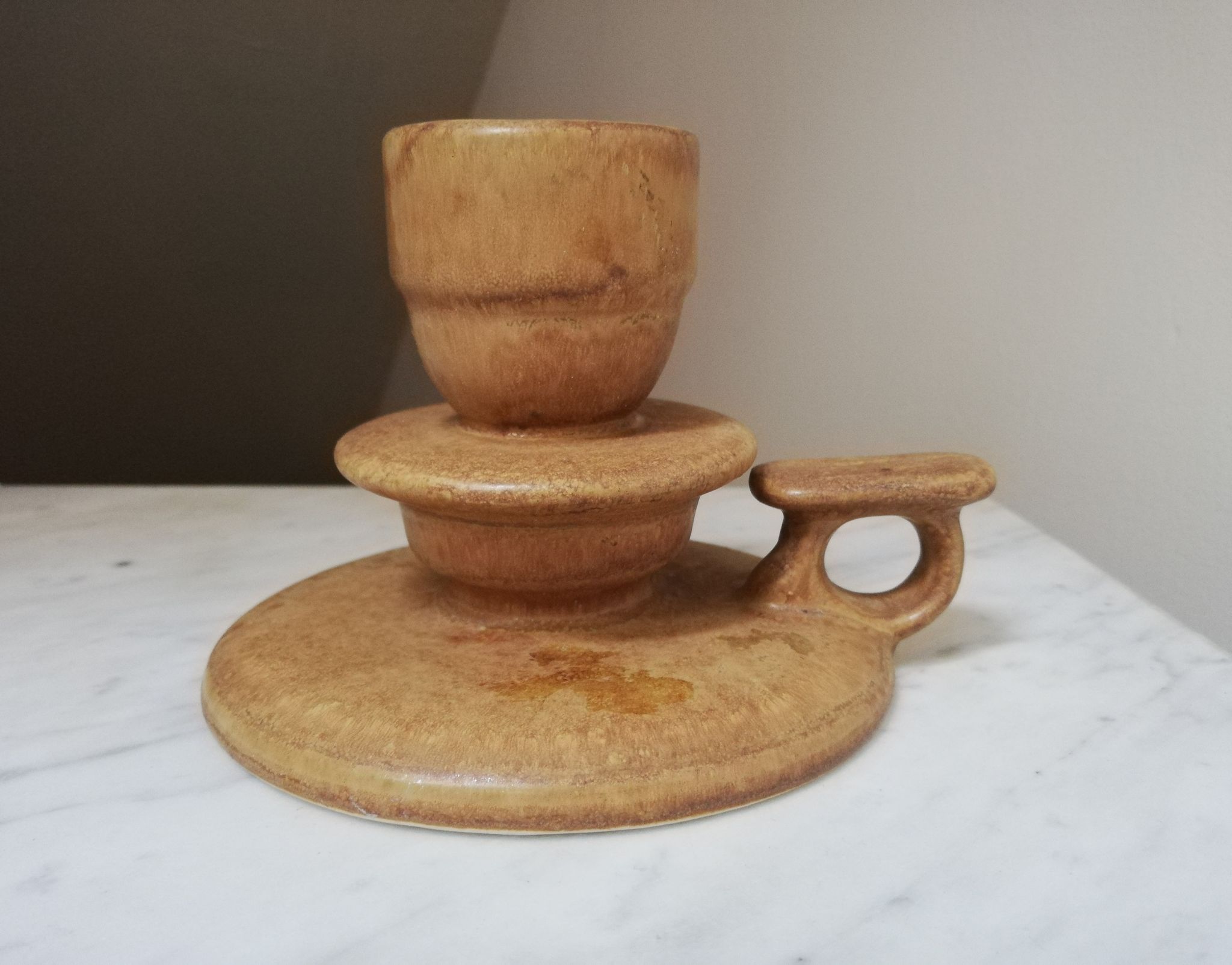 Sandstone hand candle holder