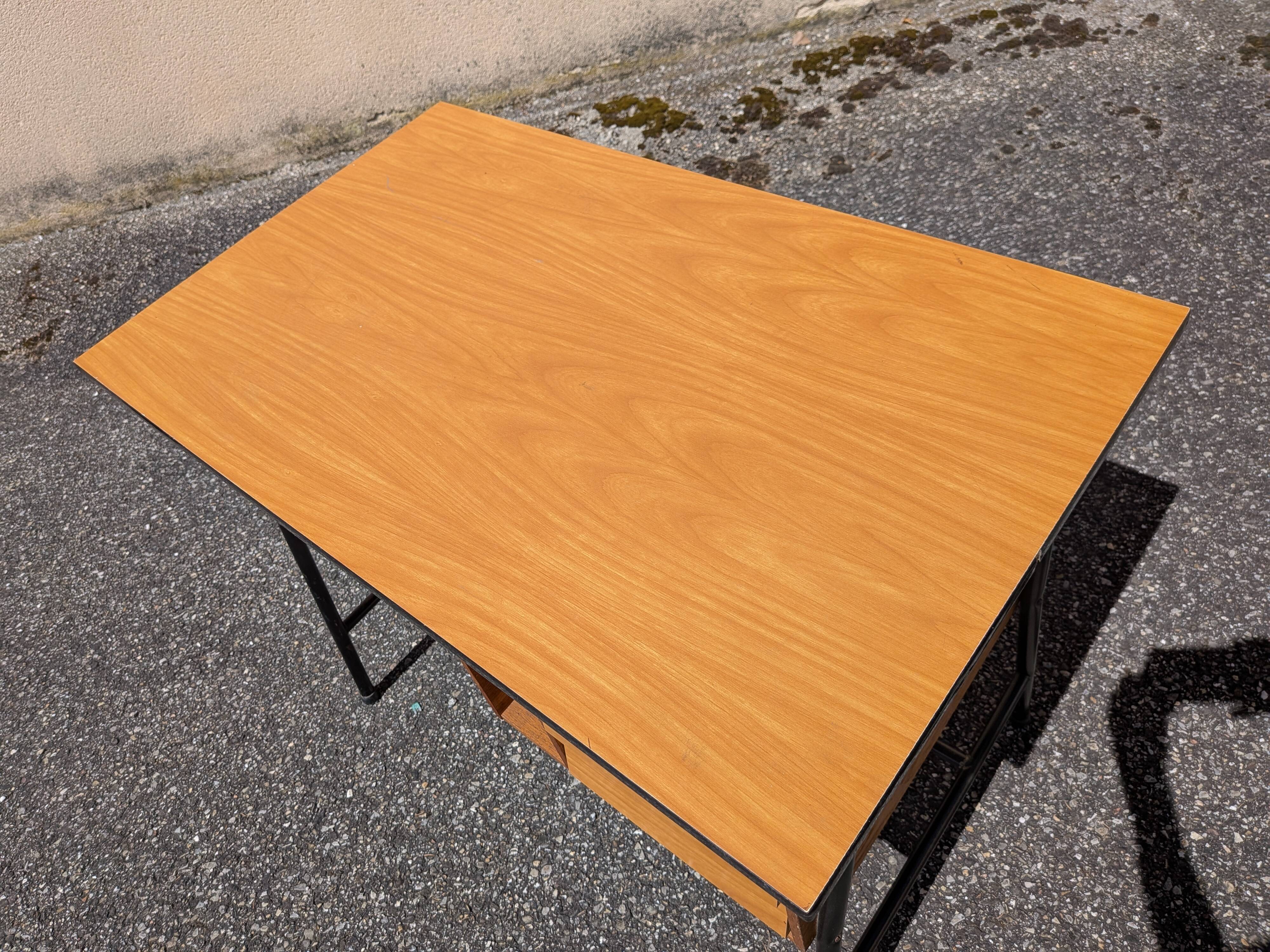 Vintage 1960s Formica desk and chair set.