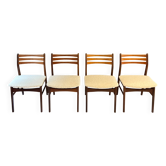 Set of 4 dining chairs, Denmark 1970