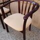 Suite de 4 fauteuils bois vintage années 80