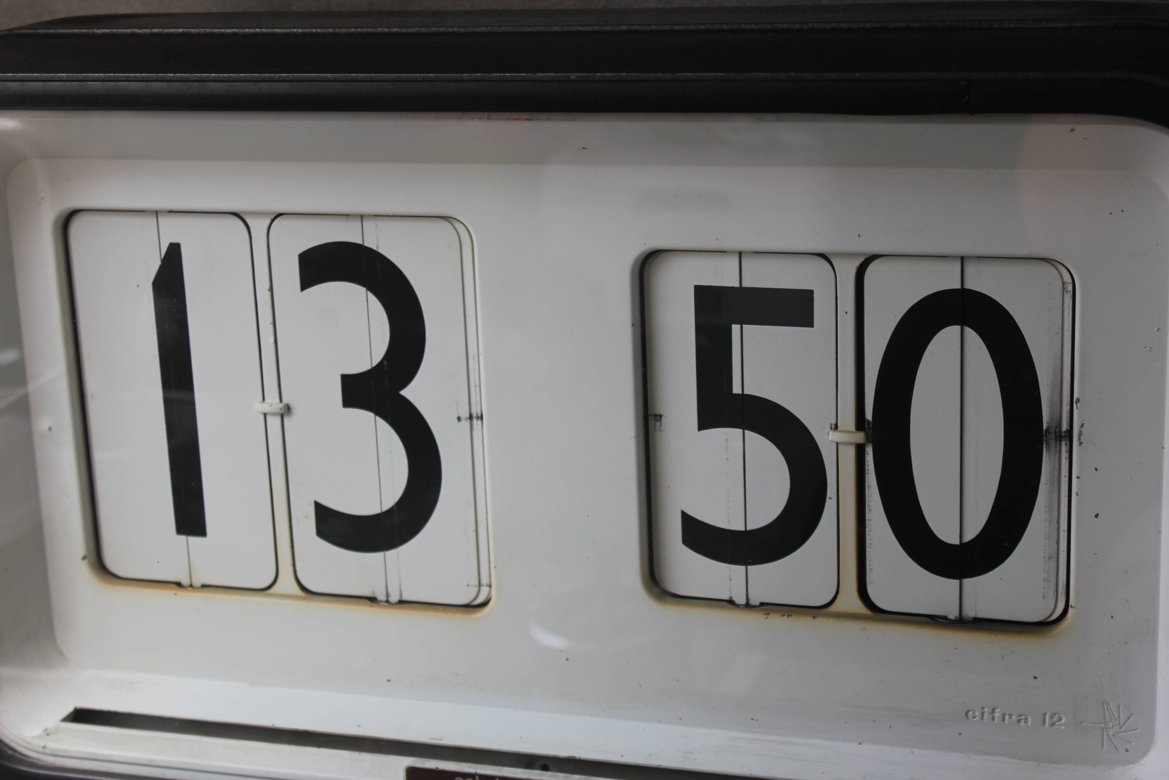 Vintage Clock Solari Udine, 1960