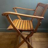 Folding armchair made in Italy stamped Reguitti