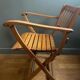 Folding armchair made in Italy stamped Reguitti