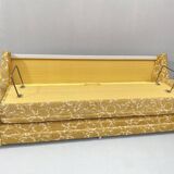 Canapé pliant rembourré du milieu du siècle, années 1970, Europe centrale