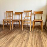 Mismatched set of 4 bistro chairs
