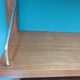 Wall shelving system and teak writing box. of Poul Cadovius. Denmark 1960
