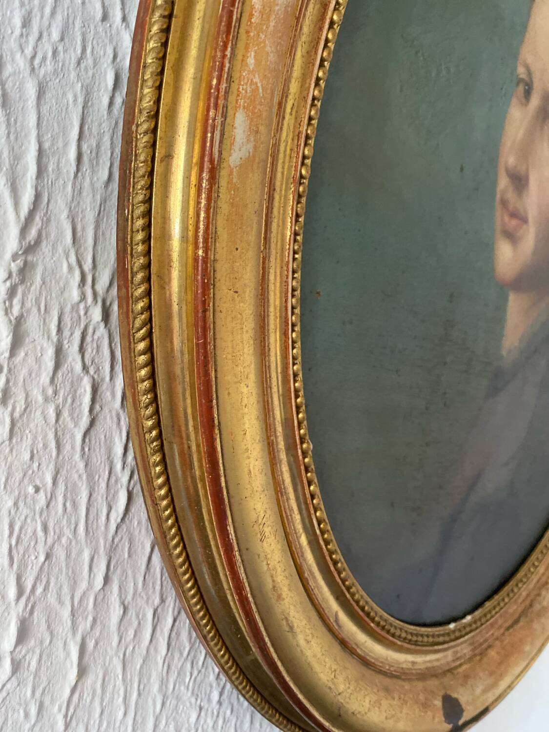 Tableau portrait feminin 19 ème
