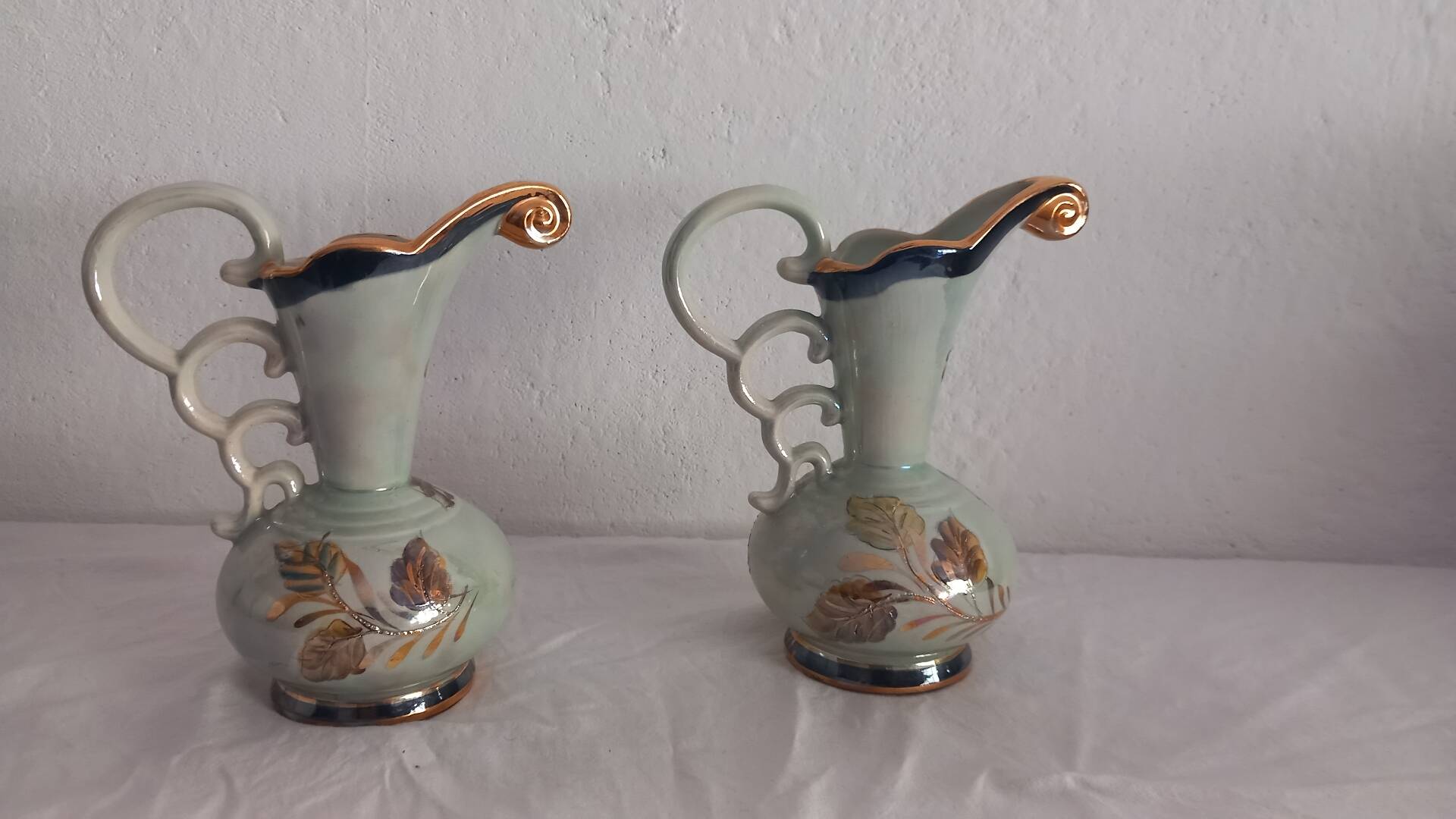 Pair of Vintage Ewers - Hubert Bequet (Model 323 Chantal)