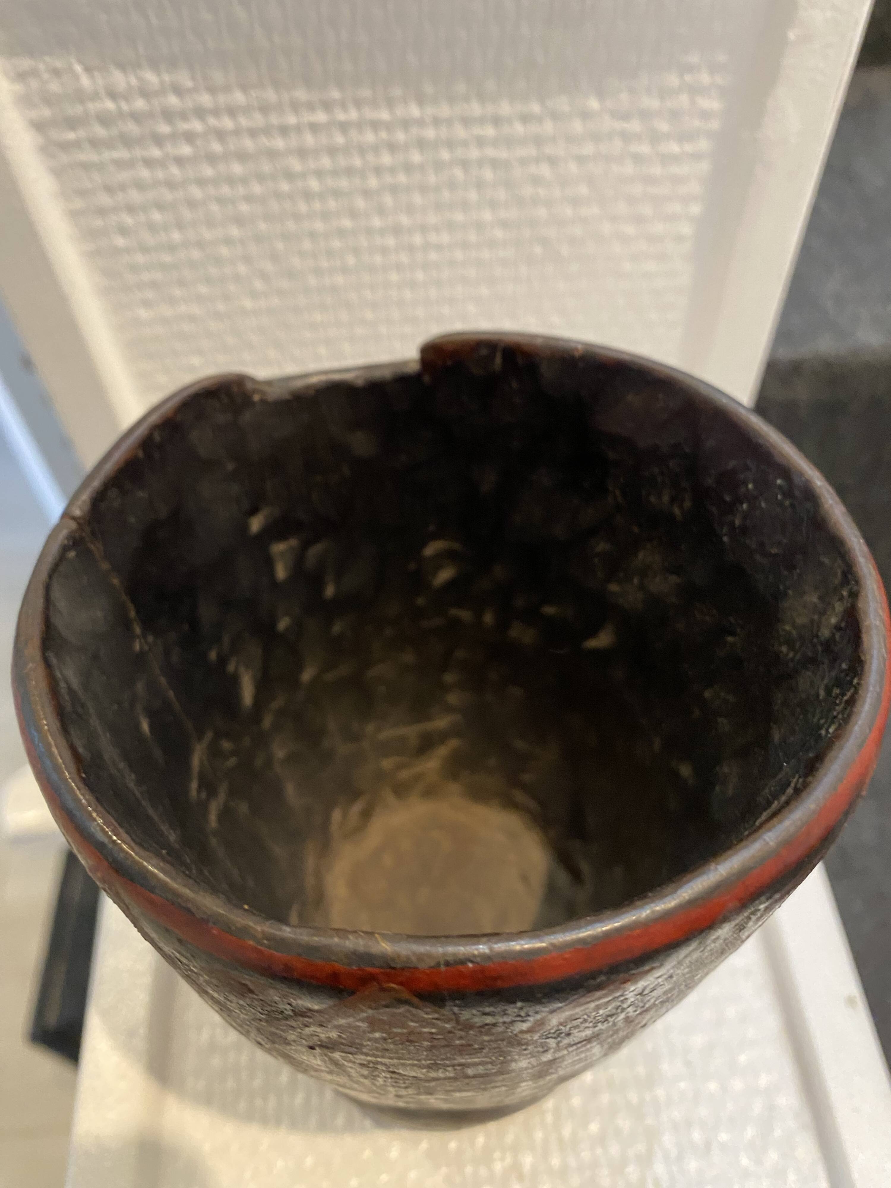 Authentic Kero vase from the colonial era.