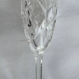 6 Saint Louis crystal champagne flutes