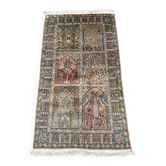 Handmade Indian silk rug