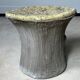 4 concrete faux wood stools