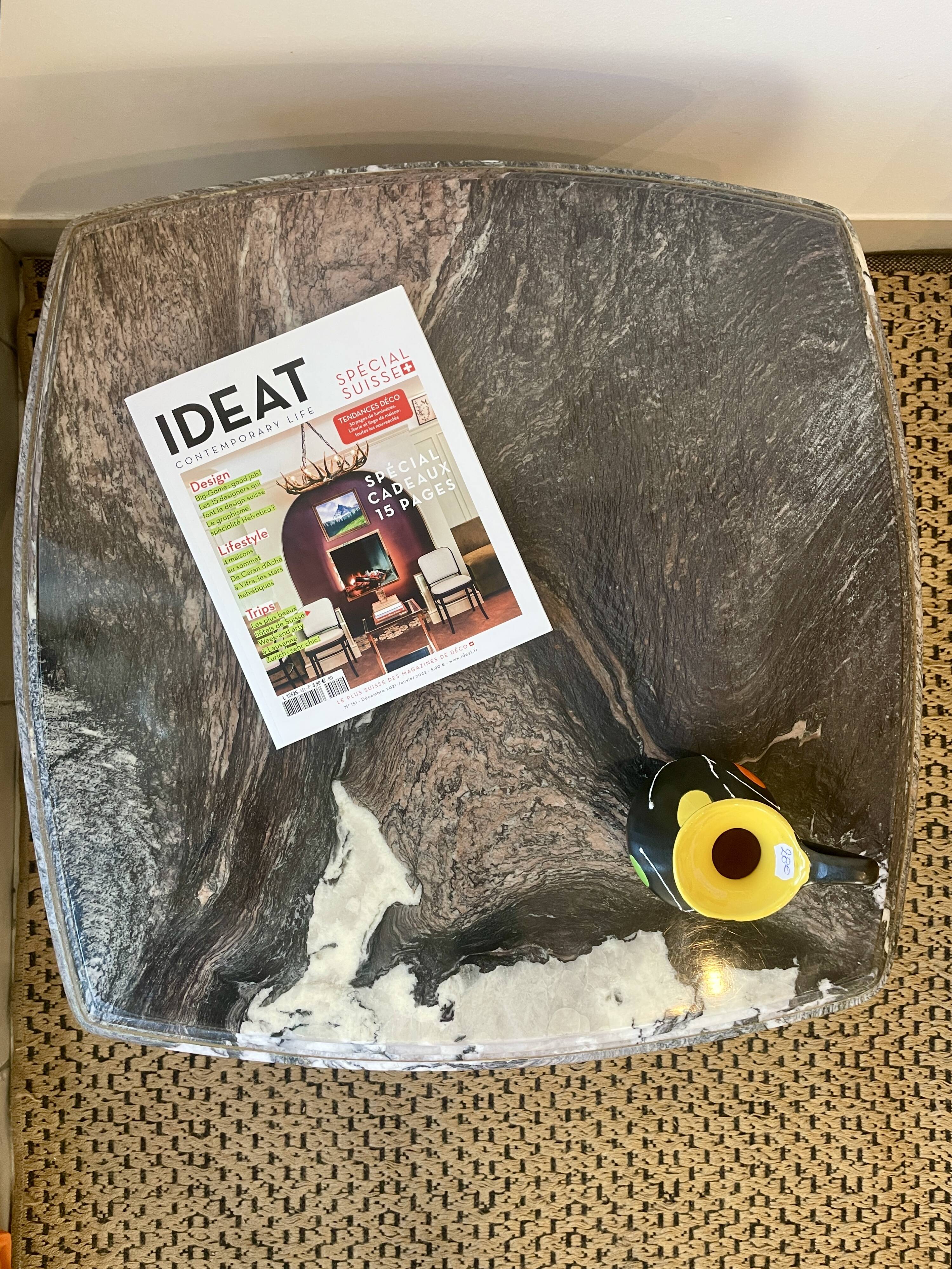 Italian marble coffee table