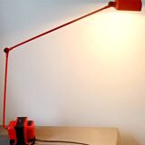 Daphine red desk lamp published by Lumina. T. Cimini.