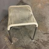 Metal and scoubidou stool