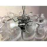 Murano Glass Sputnik Mazzega Style Ludelier, set of 2 or a pair of chandeliers