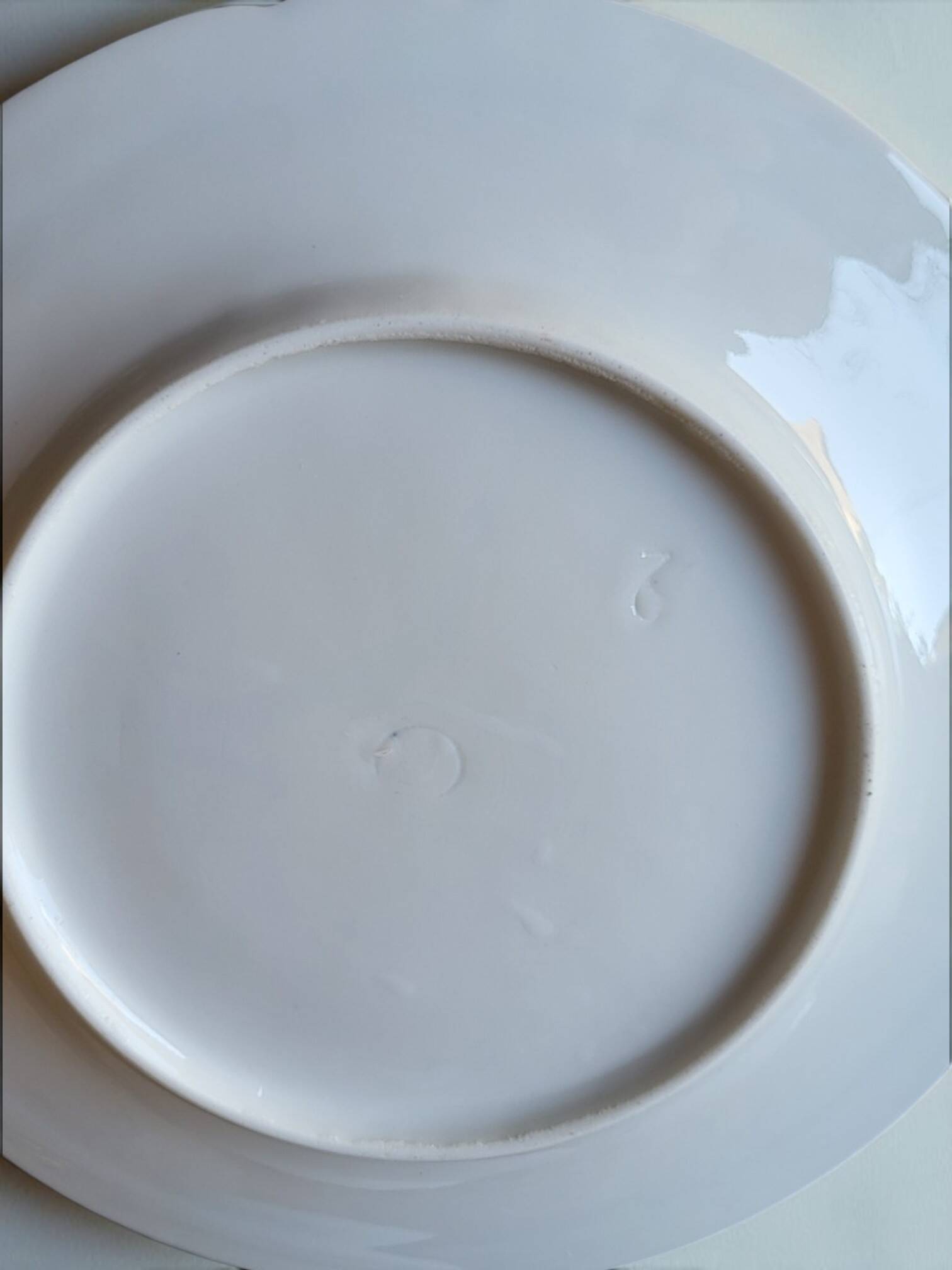 6 dessert plates in porcelain Old Paris 19th century