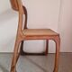 Baumann sled chair with caning