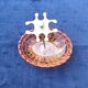 Porte brosse à dent accessoires bayel salle de bain rose ancien années 30 art dé
