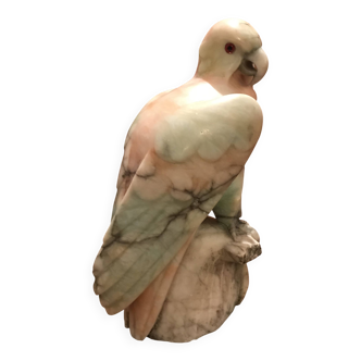 Bird made of marbled hard stone.