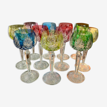 Lot de 11 verres cristallerie de Saint Louis