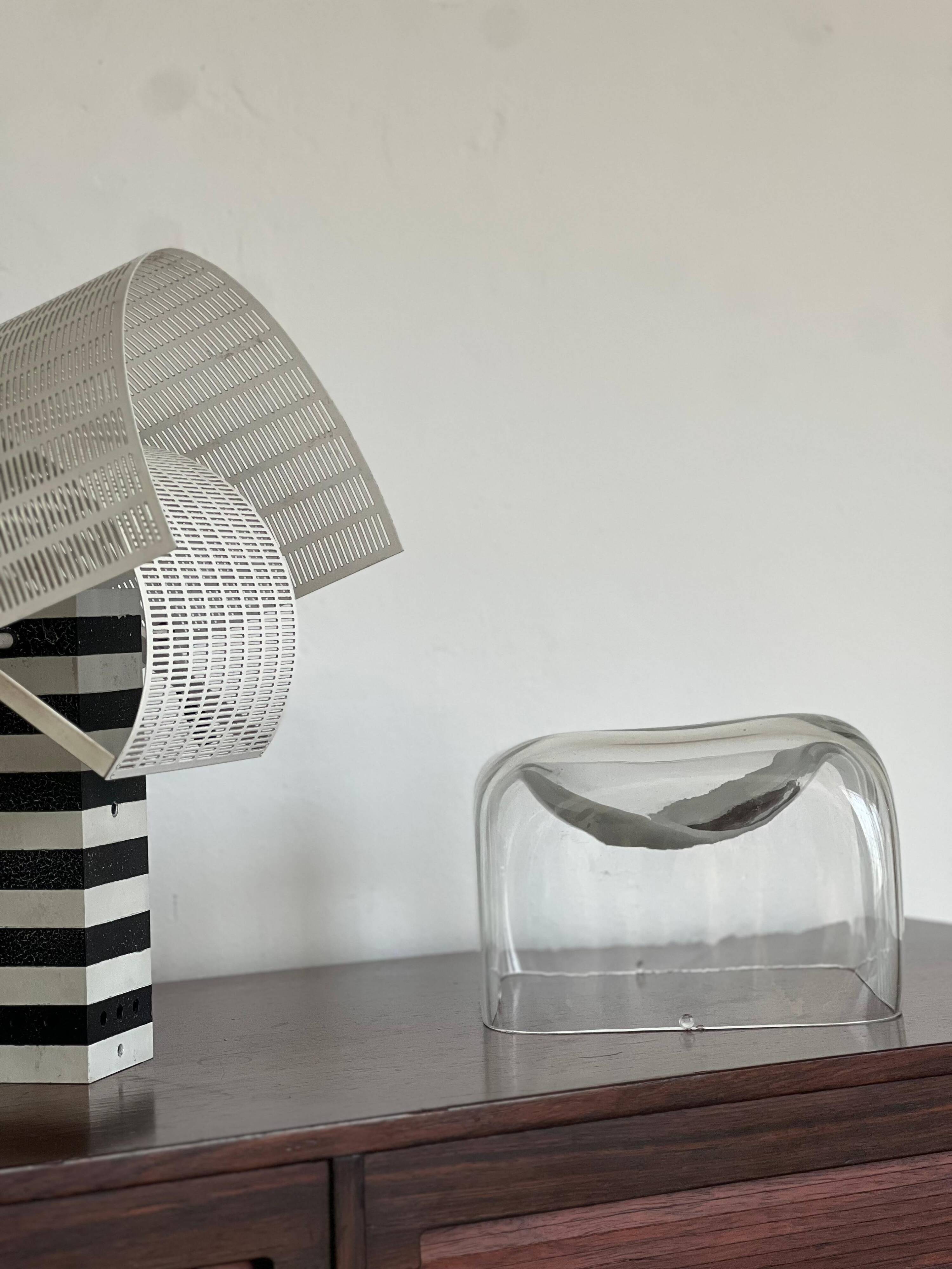 Postmodern Vintage Black White wall Lamp Shogun Mario Botta Artemide 1986 Italy