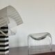 Postmodern Vintage Black White wall Lamp Shogun Mario Botta Artemide 1986 Italy