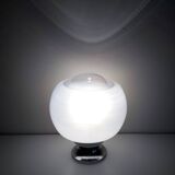 Lampe de Table Vintage • Acier & Verre • Murano • Space Age • 1970