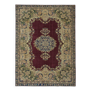 Tapis vintage en laine turque Kayseri 205 cm x 281 cm