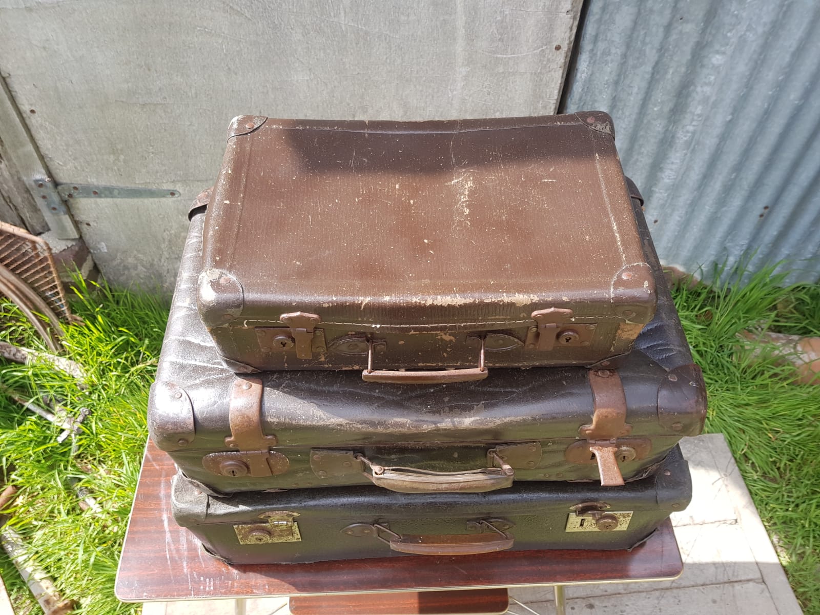 Series 3 Old Cartons Fibre Marron - Reinforcements - Vintage Anse