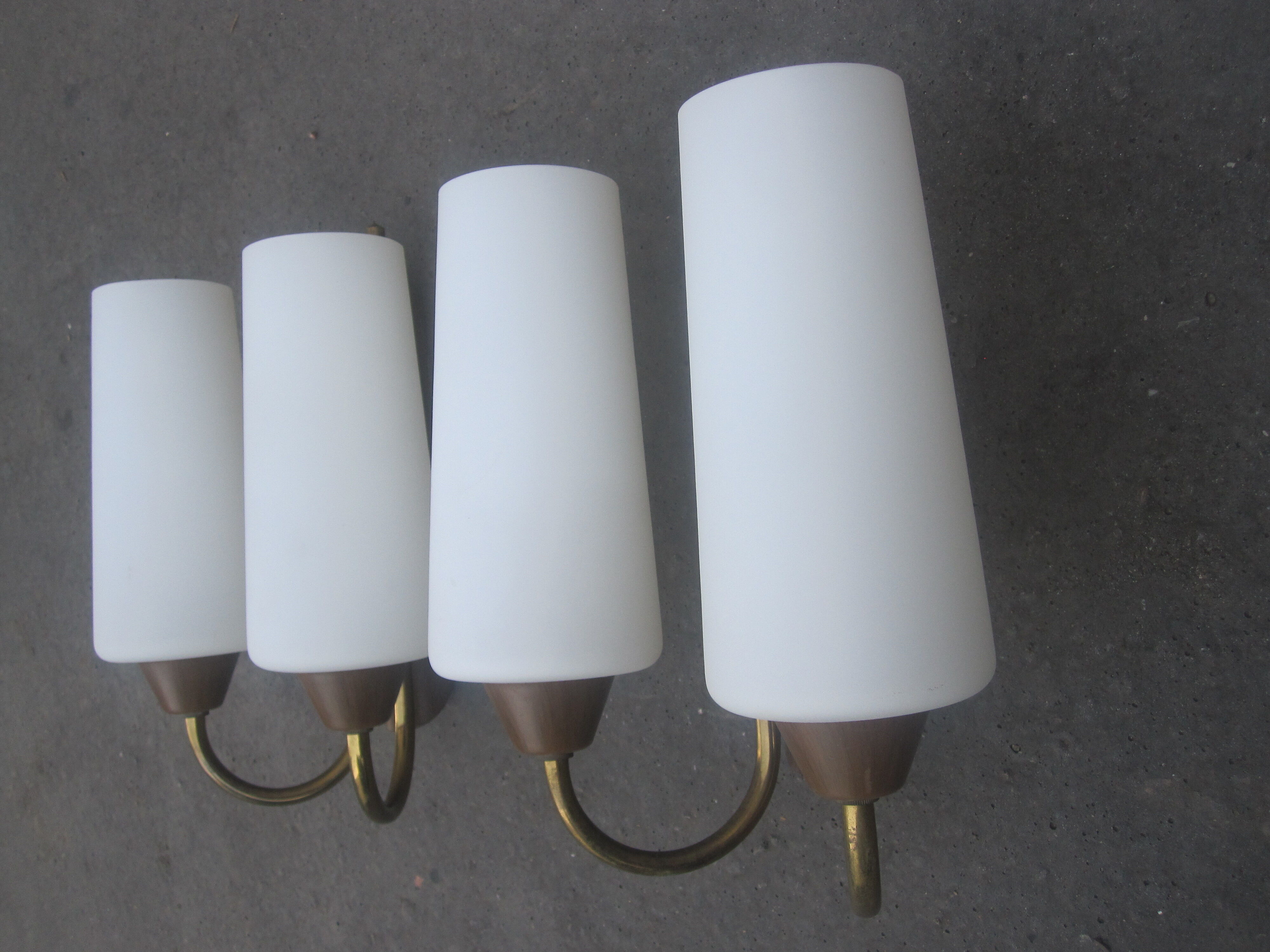 Pair  of wall light double year 60