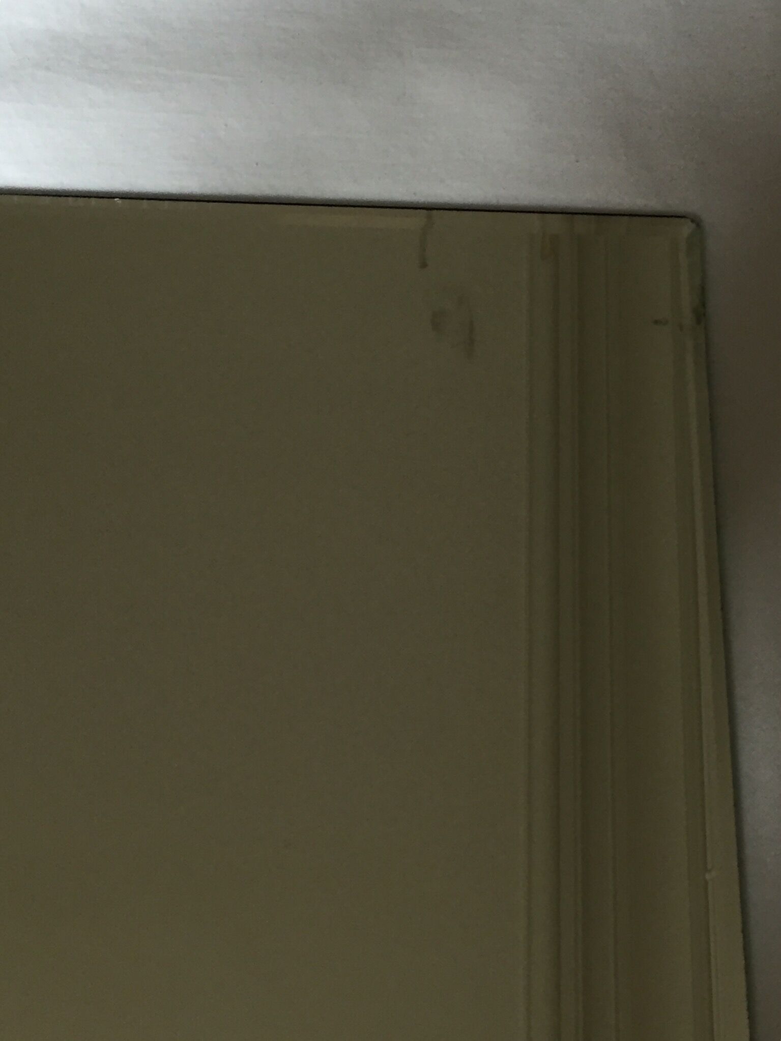 Vintage rectangular bevelled mirror, 1970s