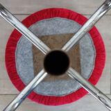 Vintage industrial screw stool