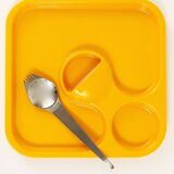 3 sets of Amboss Party Palette & spork, plate & spoon & fork, Austria, 1970s