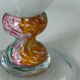 Vintage Murano glass wavy multicoloured centrepiece bowl