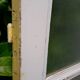 Door vintage translucent glazing