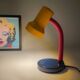 Lampe de bureau style Memphis années 90