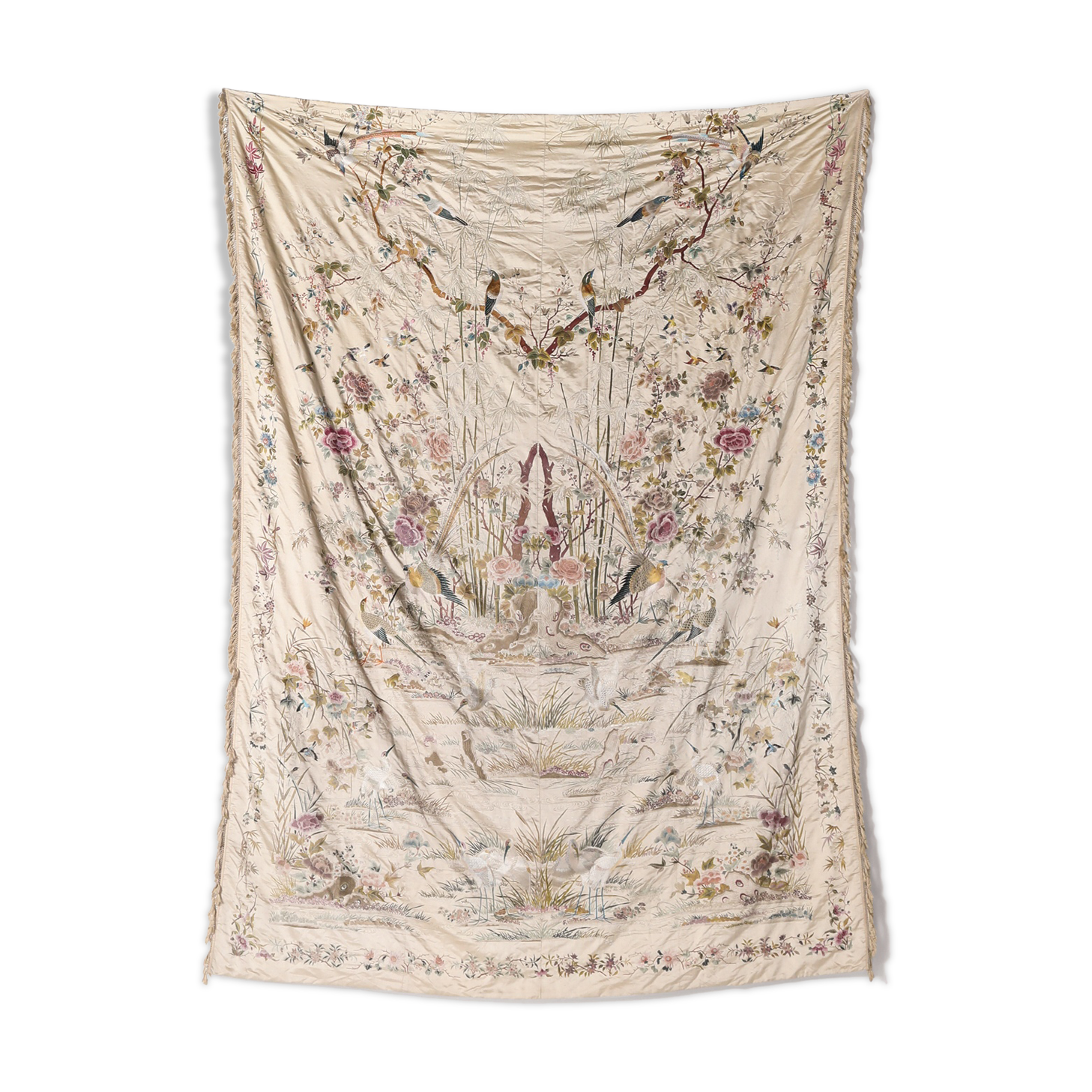 Art deco rug, french craft - 1800's