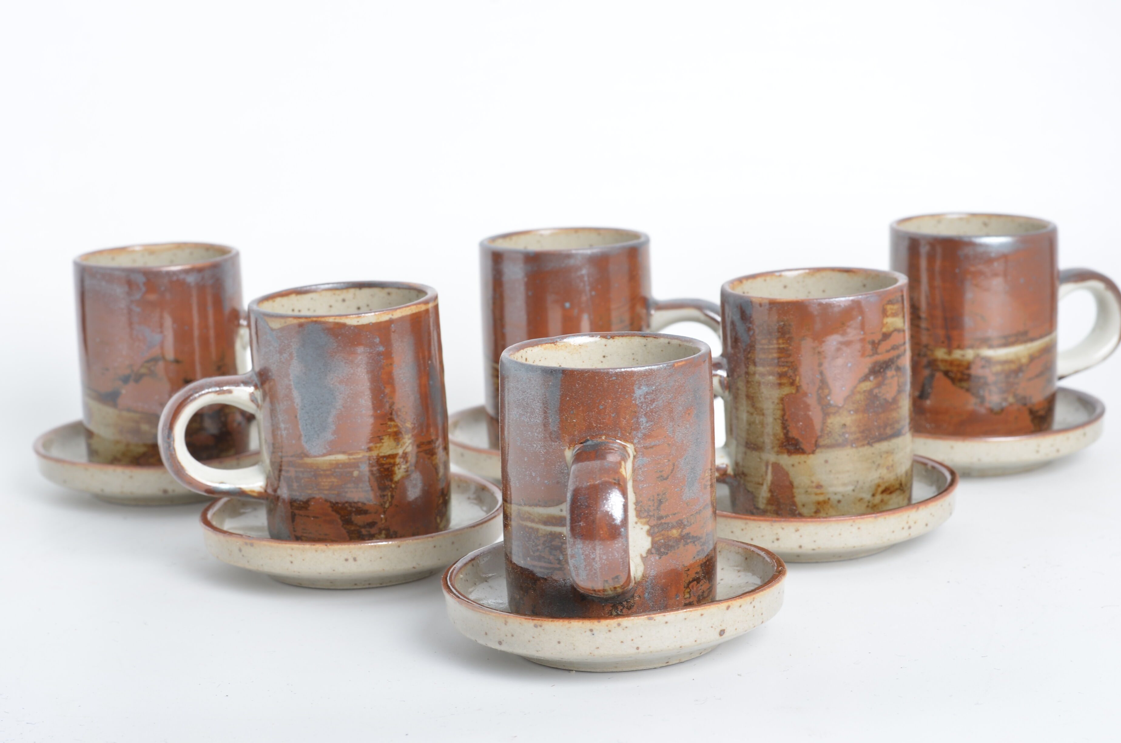 6 cup coffees in sandstone