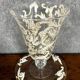 luxurious crystal vase and tray set / Murano - Baccarat