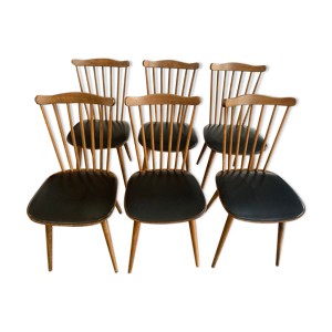 Série de 6 chaises baumann