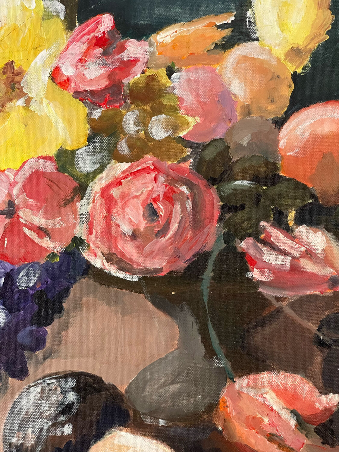 Table - still life flowers