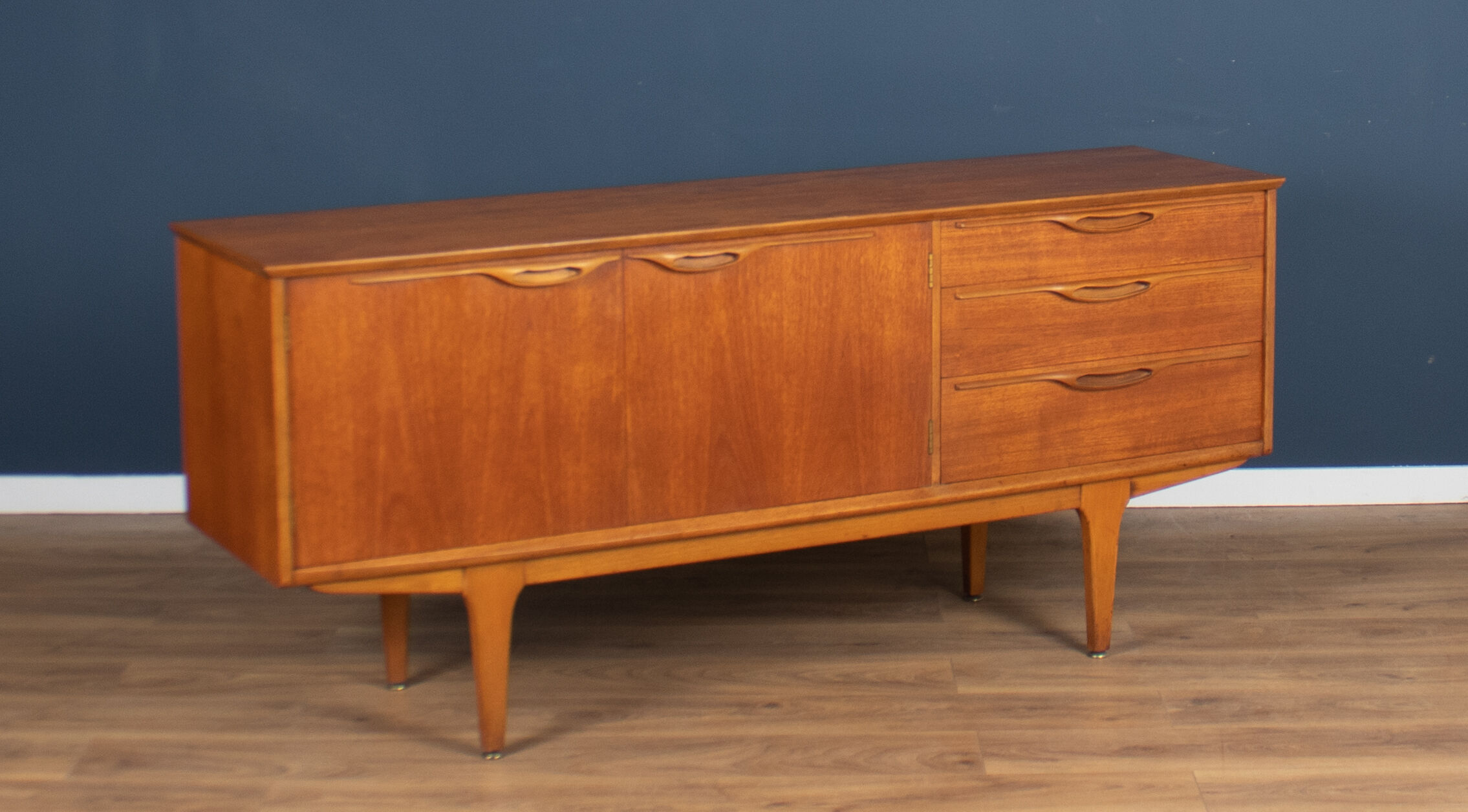 Retro teak 1960s short jentique classic mid century sideboard