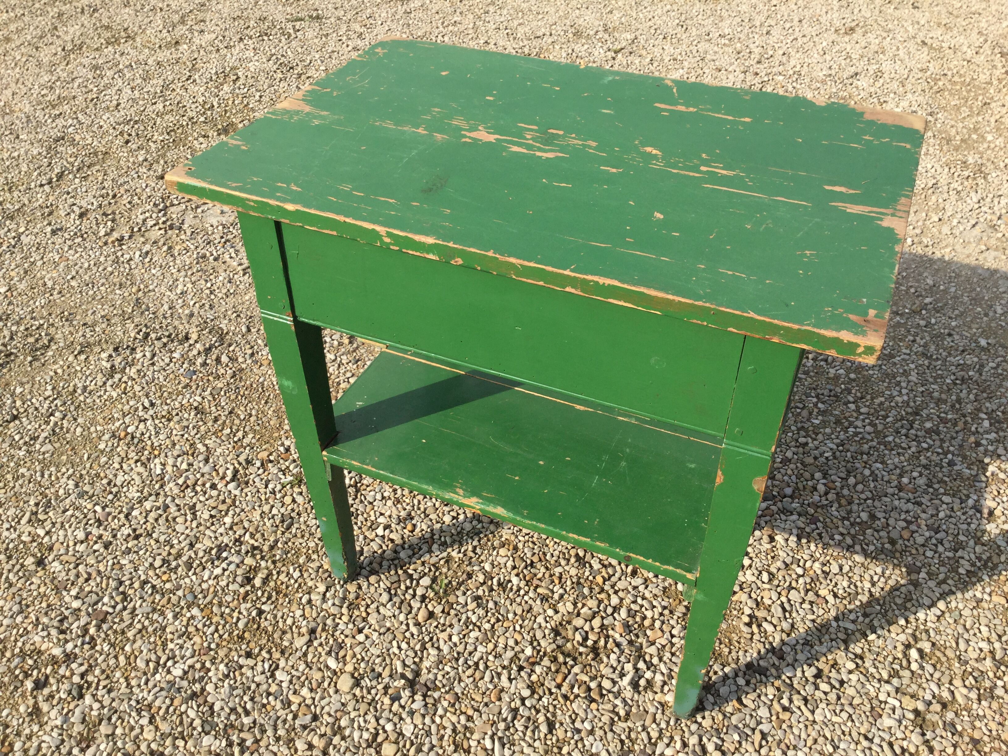 Green table