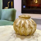 Vase en grès ancien Boule Citrouille