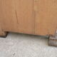 Furniture shelf scoured damask