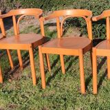 Series of 4 Baumann armchairs